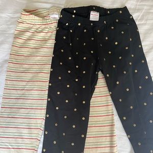 2 pairs of Hannah anderson girls leggings size 8 - 130 cm